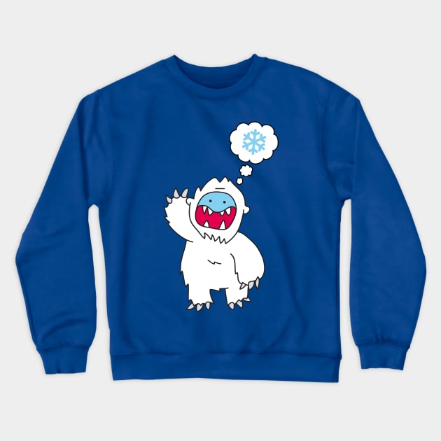Snowflake Crewneck Sweatshirt by ptdoodles